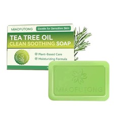 Veloma Antifungal Tea Tree Oil Soap Bar Body Wash for Face Acne & Fungus Relief.