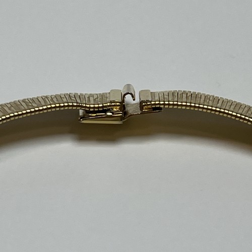Bold Vintage Estate MONET Gold tone Wide "Piano Key" Style Choker Necklace 17.5" - Picture 13 of 17