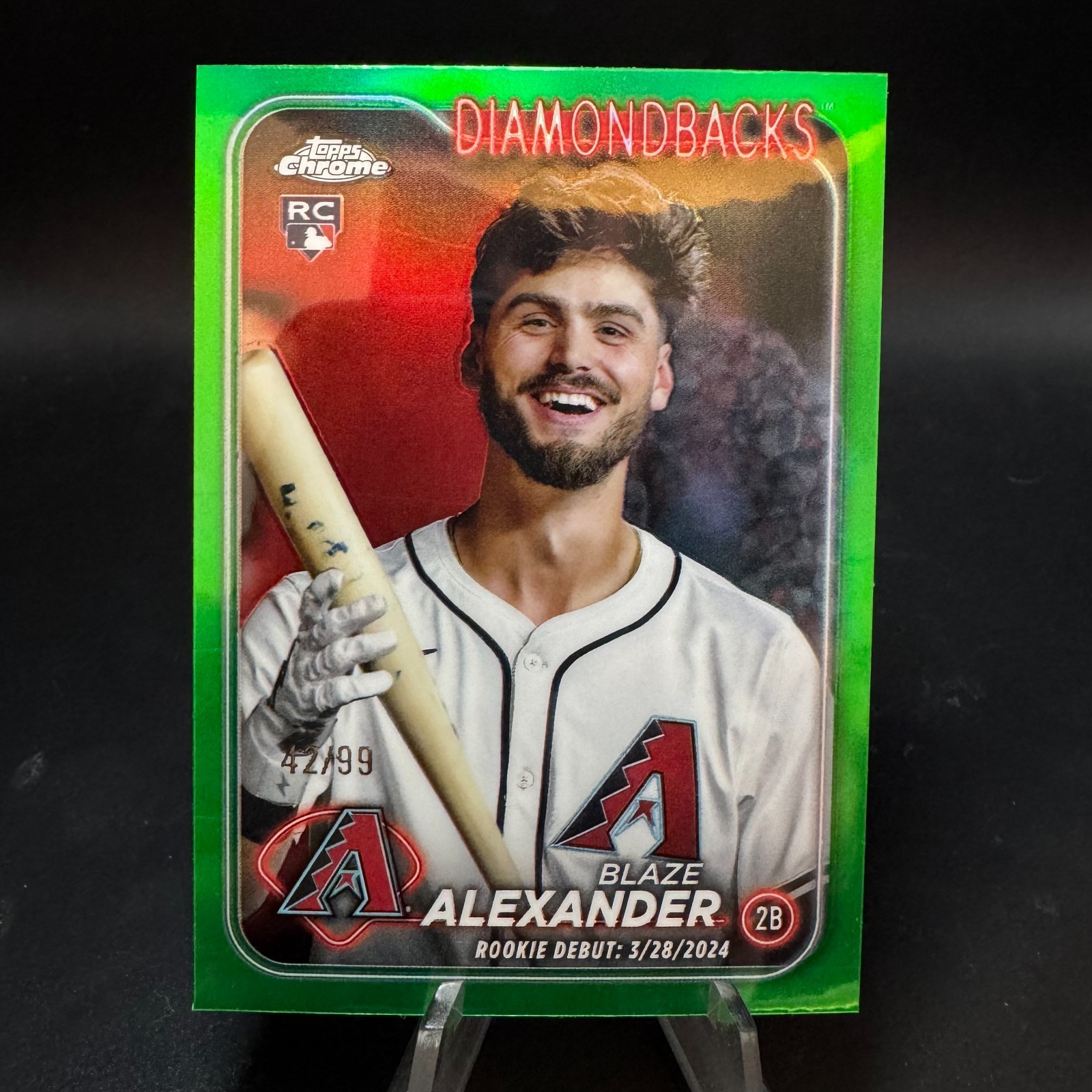Blaze Alexander - /99 Green Refractor RC RD - 2024 Topps Chrome Update #USC62