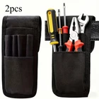 2x Tool Belt Pouch Heavy Duty Tool Bag 6 Pockets for Construction Electrician