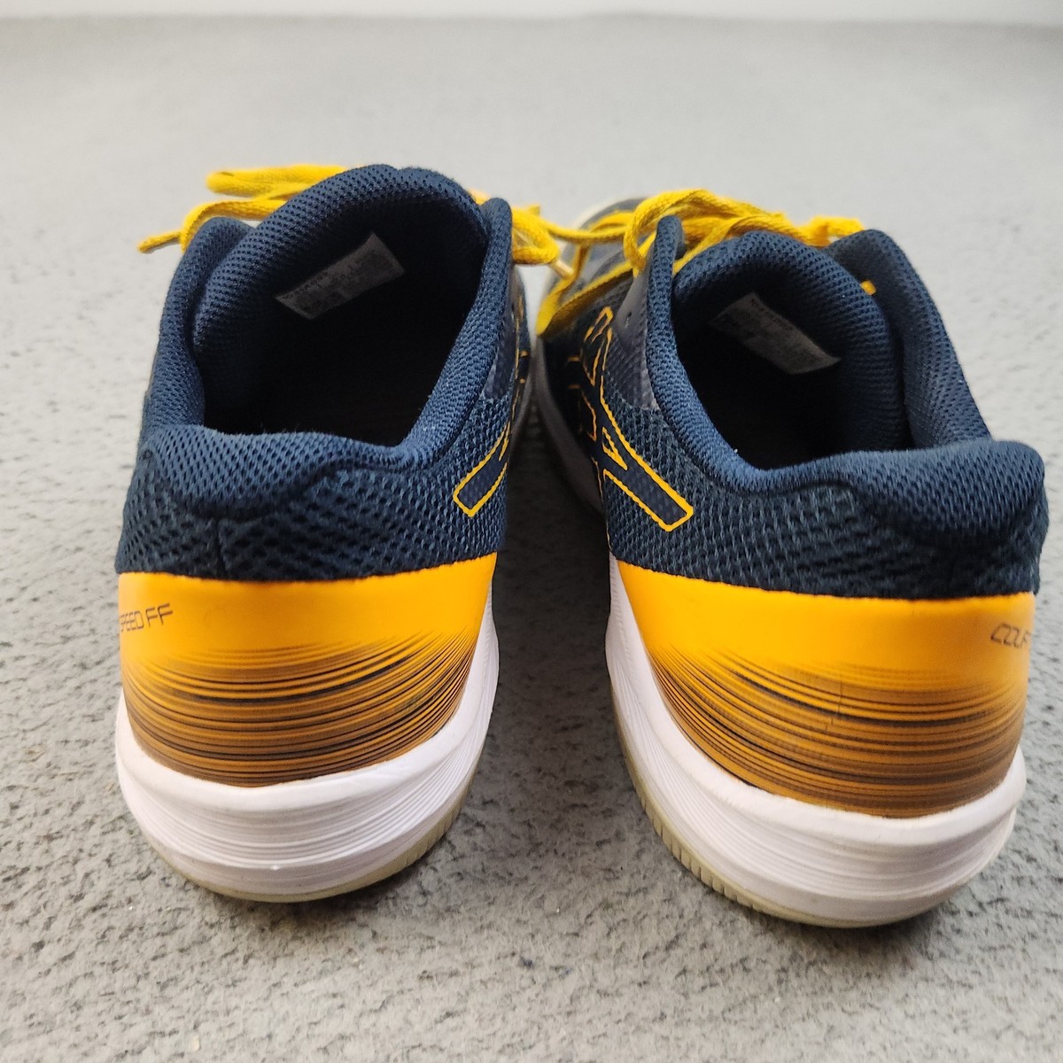 Asics Court FF 2 Mens 10.5 Blue Yellow Running Walking