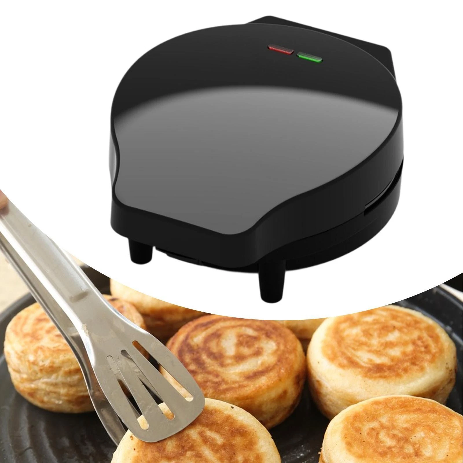 Electric Omelette Maker Frittata Maker Handle Deep Plates Easy Clean Egg Pan for