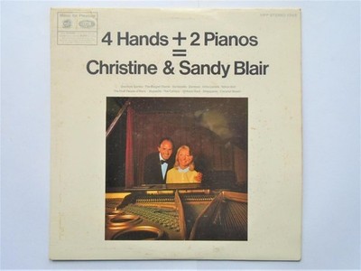Christine & Sandy Blair 4 Hands And 2 Pianos LP Music For Pleasure MFP1346 EX...