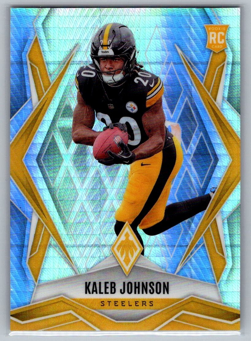 2025 Panini Phoenix #182 Kaleb Johnson Silver Hyper Prizm