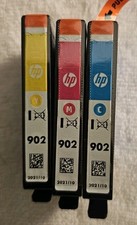 HP 902 OEM Color Replacement Ink Cartridges HP902 Yellow Magenta Cyan New Sealed