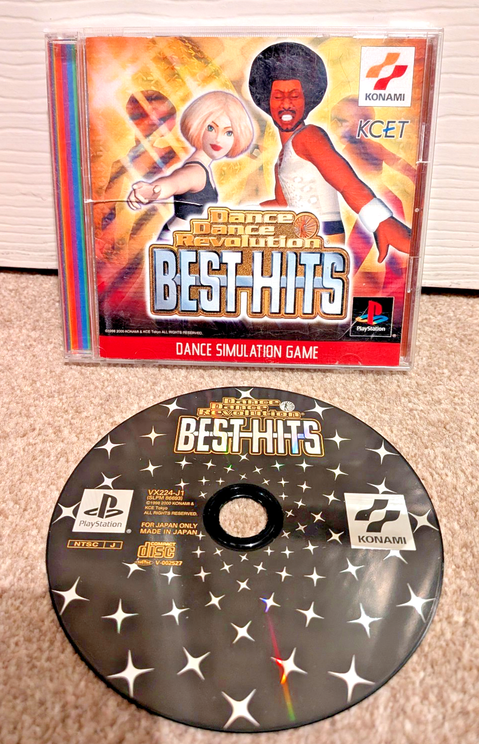 Dance Dance Revolution Best Hits DDR Playstation 1 PS1 NTSC-J Japan Exclusive