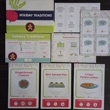 Raddish Kids Cooking Sets HOLIDAY TRADITIONS Recipes Cards Kit -NO TOOLS/PATCHES