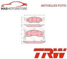 SATZ BREMSBELÄGE BREMSKLÖTZE VORNE TRW GDB3123 P FÜR KIA SPORTAGE,SHUMA