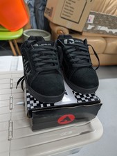 Scarpe da ginnastica Airwalk Neptune taglia UK 5,5 nere stringate sneakers basse da skate