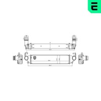 ERA LadeluftküHler 672062 FüR Fiat 500X Multijet 334AXH1A 334AXC1B 334AXC11 4X4