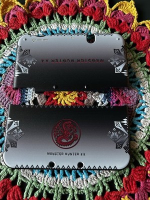 New Nintendo 3DS XL Faceplate Schale ''Monster Hunter'' Monster Hunter XX