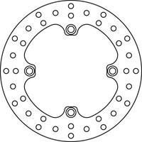 TRW Bremsscheibe (FüR: Husqvarna WR 125 H100AA 00-01 Hinten )