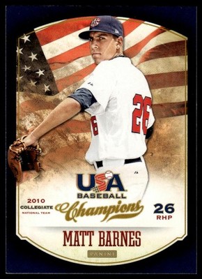 2013 Panini USA Baseball Champions #103 Matt Barnes