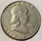 1962  Franklin Half Dollar  90% Silver