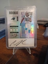 2017 Contenders Optic Curtis Samuel ON CARD Silver Prizm Rookie Ticket Auto NICE. rookie card picture