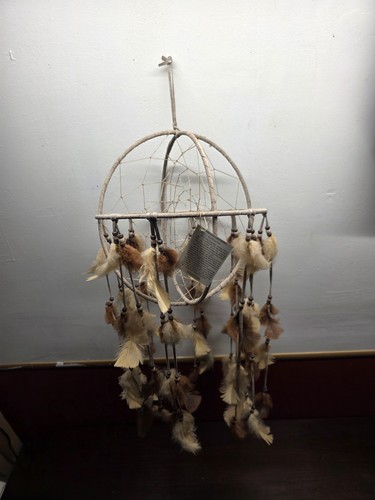 Authentic Native American Large Dream Catcher By Soaring Eagle 30" Long 12" W