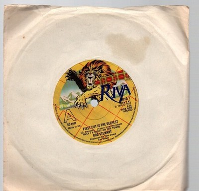ROD STEWART - FIRST CUT IS THE DEEPEST (1977 7'' vinyl single)