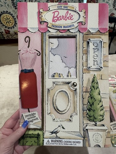 Vintage Barbie Magnetic Board Scenes County And City Life. No Magnets 1997. - Imagen 2 de 11