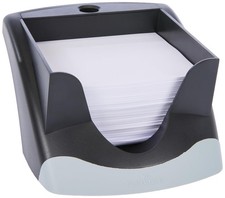 Durable Vegas 771401 Note Box with 500 White Notes - Black,116 x 70 x 53millimet