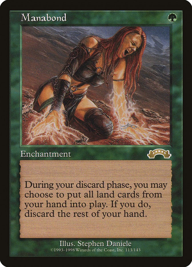 MTG Magic the Gathering Manabond (113/143) Exodus NM