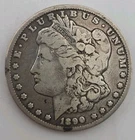 1890-CC Morgan Silver Dollar $1 - Carson City Mint