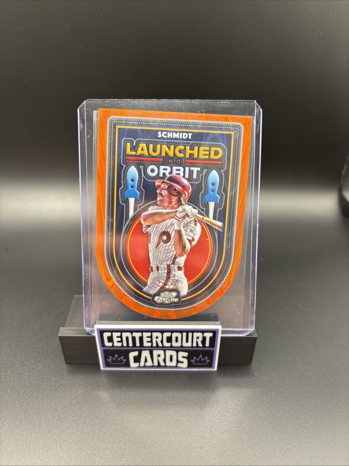 2025 Topps Cosmic Chrome - Launched Into Orbit Mike Schmidt #LIO-16 Orange /25