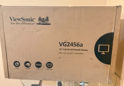 ViewSonic VG2456a 24  USB-C Docking Monitor 90W RJ45 IPS VS18086