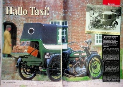 Oldtimer Markt 2453) BSA Model G in einer seltenen Vorstellung auf 6 Seiten