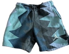 Jordan Kids MJ Flight MVP Printed Shorts Toddler Boys 4T Blue Cotton Royal Tint