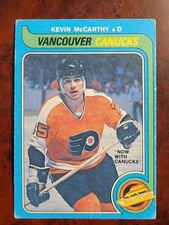 1979-80 O-Pee-Chee OPC Kevin McCarthy #287 ROOKIE RC Flyers / Vancouver Canucks