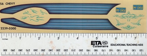 Monogram No. 2239-0300 1:24 '56 Chevy Decals NOS