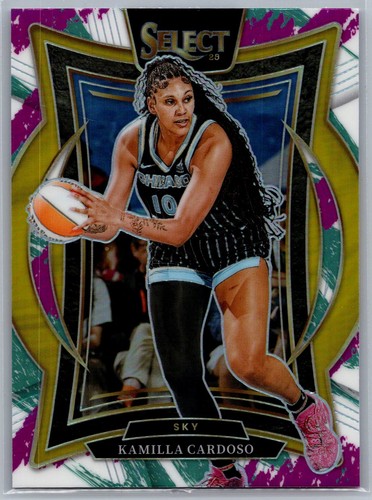 2025 Panini Select WNBA KAMILLA CARDOSO Jazz Prizm #7 SP Sky