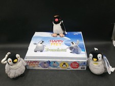 3 Figure Happy Feet Mumble Tap DANCING BACKPACK CLIP ON PLUSH PULL STRING Ramon