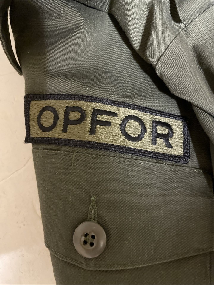 US Army Vietnam War Era OPFOR Opposing Forces Olive Green Uniform Shirt ...