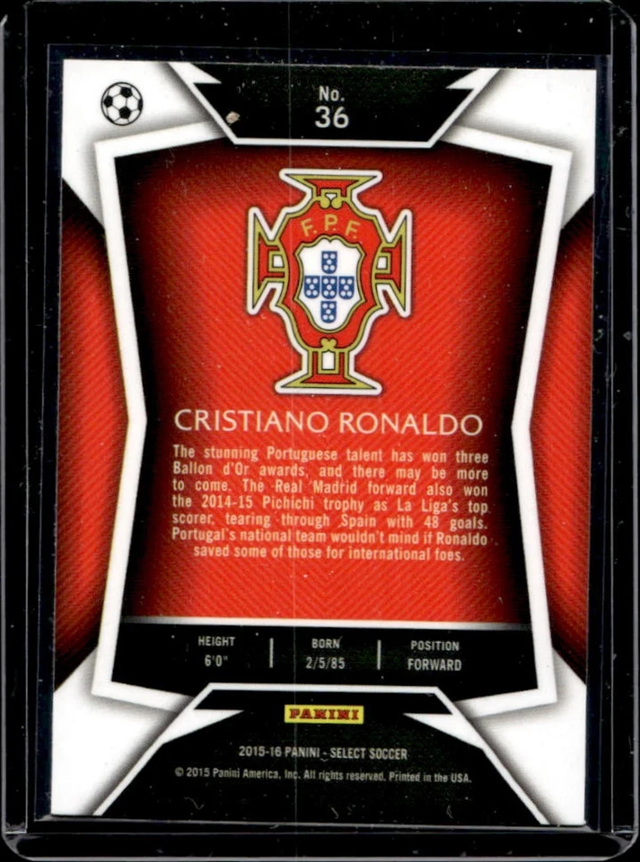 2015 Select Cristiano Ronaldo Variation VAR #36b Portugal - Image 2 of 2