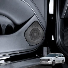 4Pc Stainless Steel Car Door Audio Speaker Cover For Hyundai Palisade LX3 2026