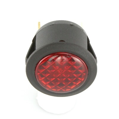 5x Rot LED Warnleuchte 12V Beleuchtet Auto Boot Van Armaturenbrett Panel Licht