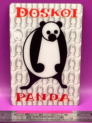 Doskoi Panda 50 One Piece King of Pirates Gummy Card 2002 BANDAI