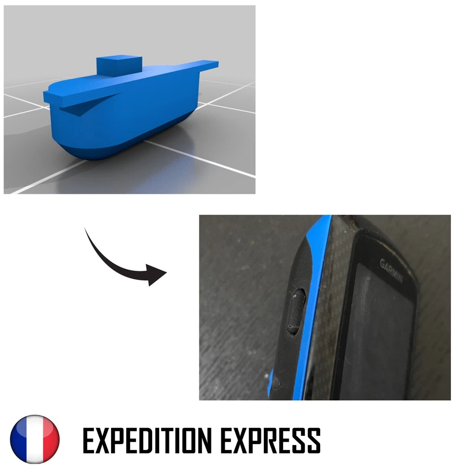 Bouton remplacement GPS GARMIN EDGE 800 / 810 On/Off Power button Repair kit - Imagen 3 de 4