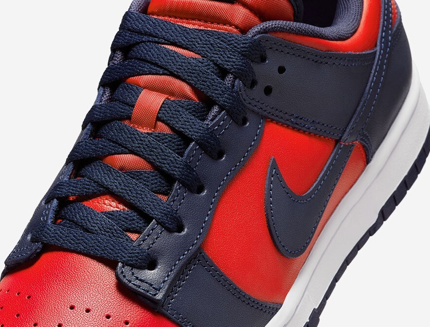 未使用 27.5 NIKE DUNK LOW RETRO DV0833 601 Nike Dunk Low Retro Shoes University Red Obsidian DV0833-601