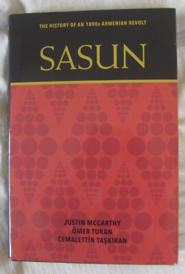 Sasun: History of an 1890s Armenian Revolt, Brand New Hardback in Dust Jacket