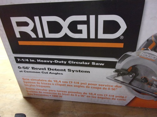 RIDGID HEAVY DUTY 7-1/4" CIRCULAR SAW W/ BLADE # R32051 - Picture 2 of 8