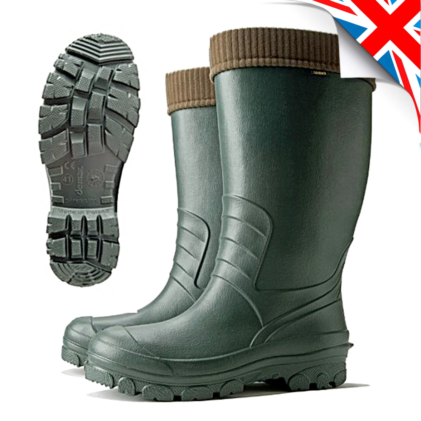 UNIVERSAL GARDEN HUNTING FISHING LIGHTWEIGHT Wellingtons Boots thermal