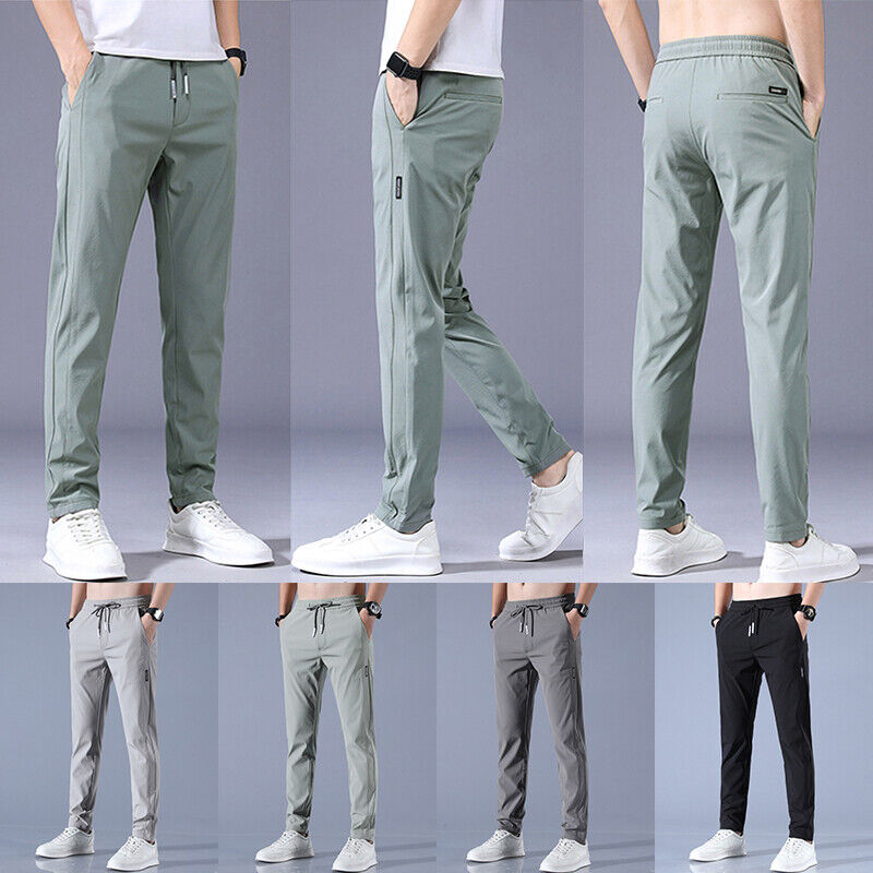 Casual Fast Dry Stretch Pants Men's Business High Elastic Casual Fast Dry Stretch Pants Men's Business High Elastic