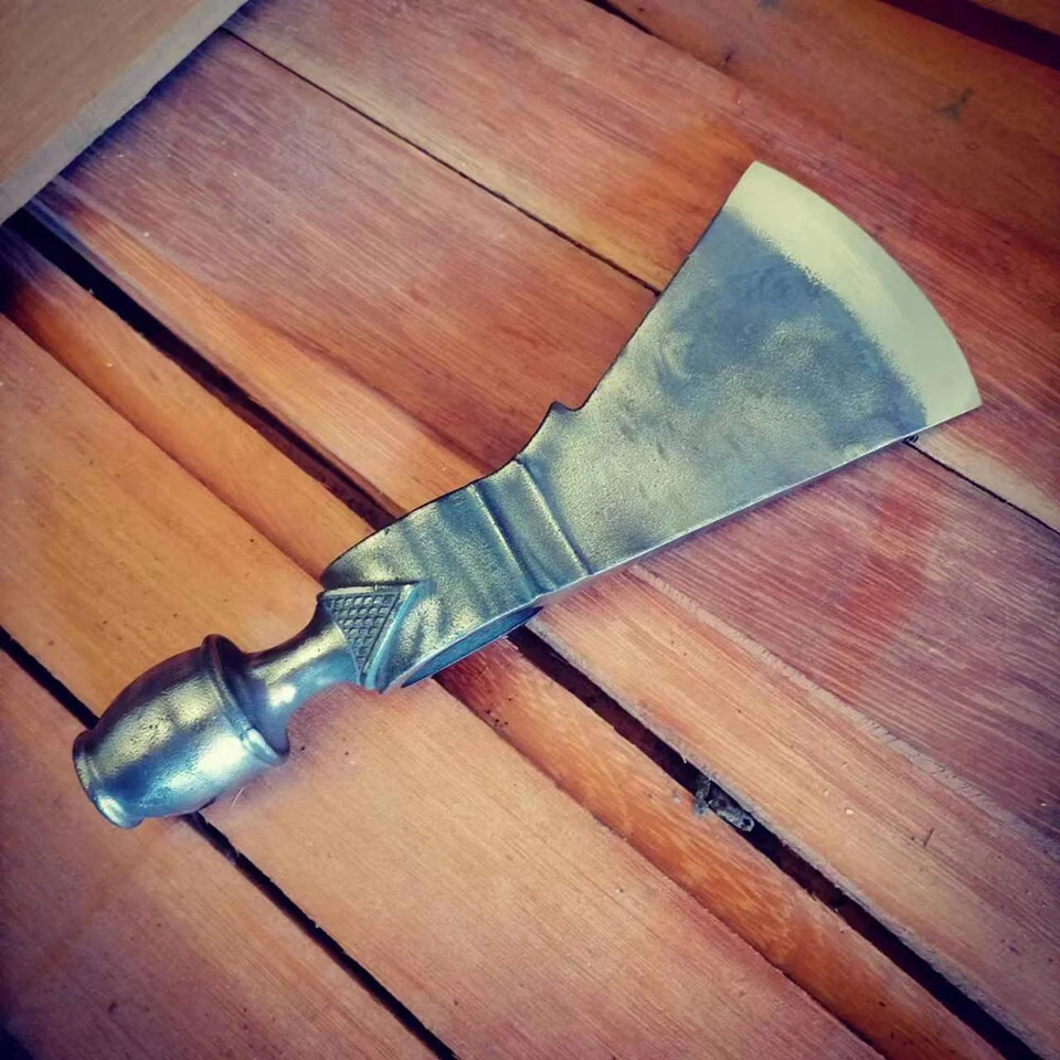 Indians Style Art Craft 440C Steel Hand Forged Axe DIY Prop Modeling Outdoor EDC - Image 3 of 4