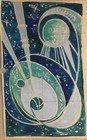 TALBERG BORIS " L ESPACE SOVIETIQUE " AQUARELLE ET GOUACHE CIRCA 1960