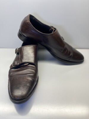 SUITSUPPLY Brown Leather Double Monk Strap Dress Men’s Shoes EU 42/ 8 US Suitsupply Shoes Men EU 42 Brown Genuine Leather Double Monk  main image 3