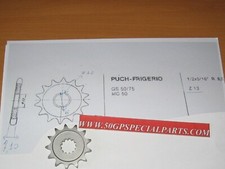 PUCH FRIGERIO 50 75 GS MC PIGNONE Z13 Passo 428