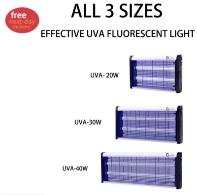 TIGA GLOBAL Bug Zapper Electric Insect Killer Mosquito Fly Pest Trap UV LED Indoor Lamp UK