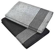 Men's Cool Cotton Dhoti Plain Solid/Length: 2.0m  Black  Grey 